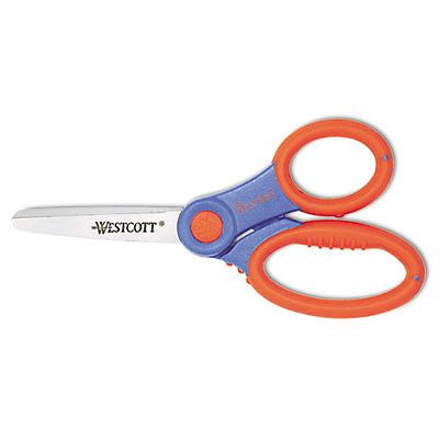 Soft Handle Kids Scissors with Antimicrobial Protection, 5&#034; Blunt