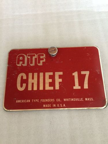 Atf chief 17 offset printing press machine part lid cover rare for sale