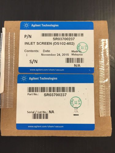 Agilent Inlet Screen DS102-602 (SR03700237) Brand New