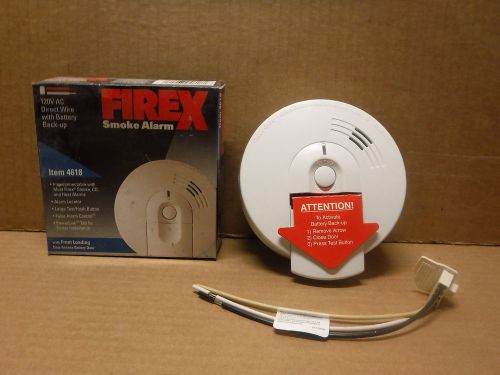 FireX Smoke Alarm Detector 4618 Fire Home Commercial Industrial
