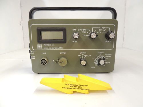 Yellow springs instrument ysi model 58 dissolved oxygen meter, used for sale