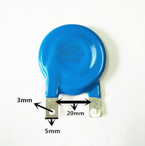 NEW! Varistor metal-oxide 40D751K 750V ±10% ZOV brand Good Quility!