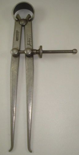 VINTAGE 6 IN SPRING-TYPE INSIDE CALIPER MADE BY SAMPSON TOOL MFG CO. NEWARK, NJ