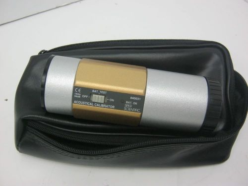 Sper Scientific 840031 Acoustical Calibrator, 1KHz 94dB, Tested