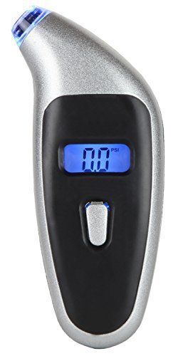 Tire pressure gauge digital w/ metal body 150psi for sale