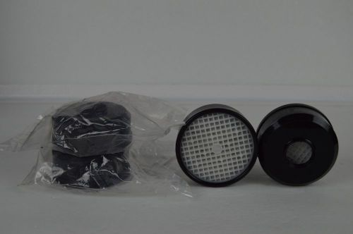 4 NIOSH N7500-1 RESPIRATOR FILTER MSHA CARTRIDGE REPLACEMENT VENT AIR NEW