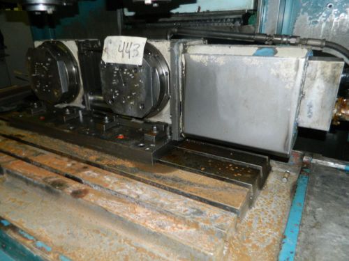 Tsudakoma 8-3/4&#034; dia. twin nc rotary table, # rncv-201r2, matsuura mc-800vdc for sale