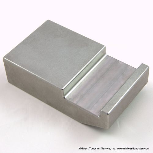 Tungsten bucking bar bb-3: 3.94 lbs, notched &amp; angled 1&#034; x 2&#034; x 3.5&#034; for sale