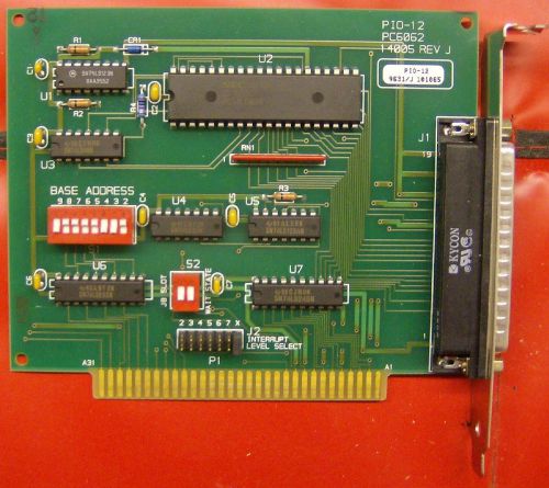 Keithley Metrabyte PIO-12 Digital I/O Card with drivers disk