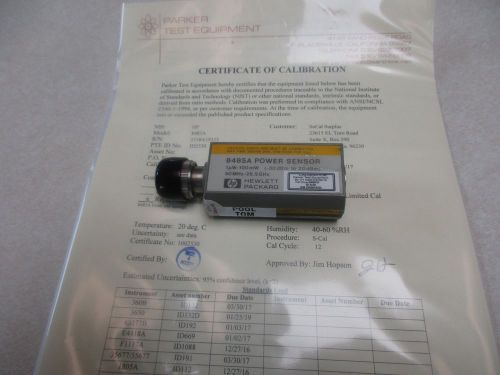 HP8485a Power Sensor 50Mhz-25.6GHz with certs 90 day warrantyu