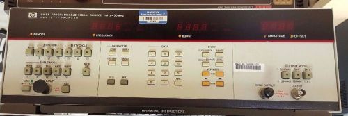 HP AGILENT 8165A PROGRAMMABLE SIGNAL SOURCE