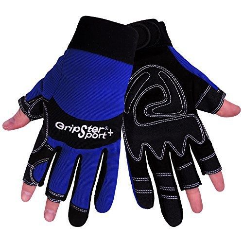 Global Glove SG9001NF Aireflex Leather Gripster Sport Plus Fingerless Glove with