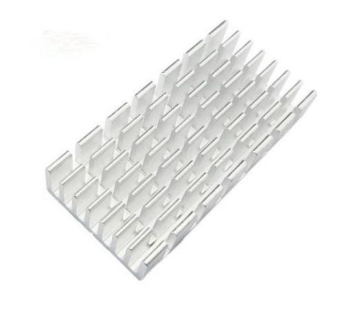 2Pcs New Heat sink 50x25x10mm Silver slot High Quality Heatsink PCB