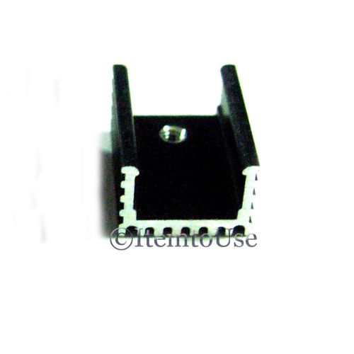 10 Pcs. TO-220 Black Heatsink Heat Sink for Voltage Regulator or MOSFET