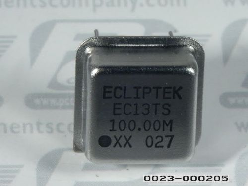 50-PCS TH CRYSTAL OSCILLATOR 100MHZ 3.3V 15PF 4-PIN METAL D EC1300HSTS-100.000M