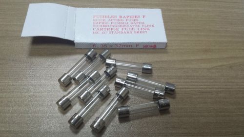 Box10 fuse 100ma 1/10a, .1a - 1/4x1-1/4&#039;&#039; inch - 6.35x32 mm 3ag,  agc, ggc, 312 for sale