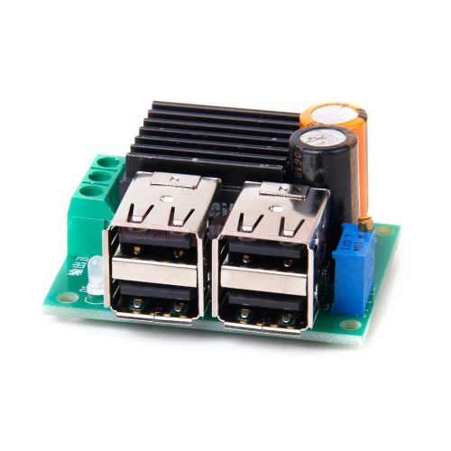 Dc 9v 12v 24v 35v to 3-6v adjustable step down 4usb step-down power module for sale