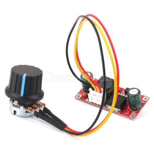 6-24v mini dc motor speed control controller board adjustable speed range 1-100% for sale