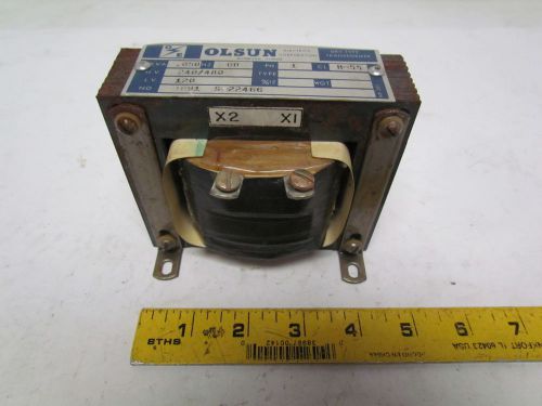 Olsun 4691 S-22466 Dry Type Transformer .050 KVA 120V 1 Phase 240/480 60 HZ