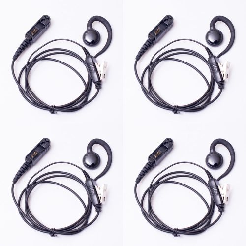 4 pcs Wired Swivel Headset for Motorola DEP570 TETRA MTP3250 MTP3100 MTP3200