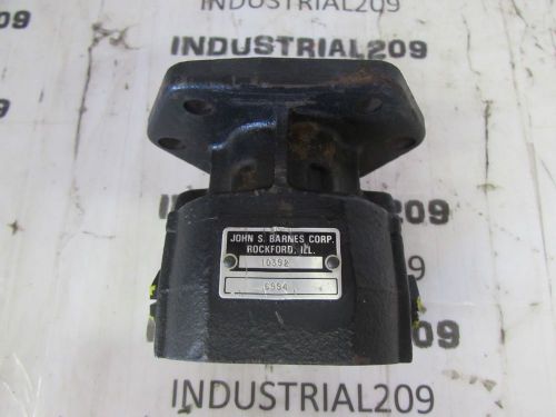 JOHN S. BARNES HYDRAULIC MOTOR 10392 6994 NEW