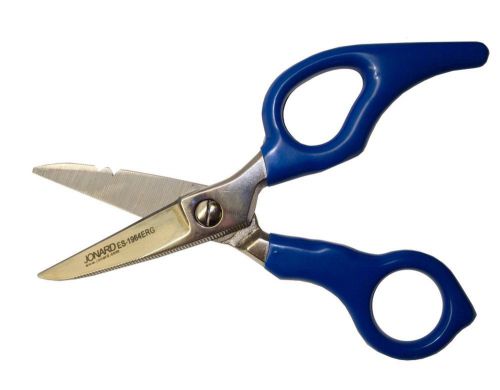 Jonard ES-1964ERG Carbon Steel Ergonomic Electrician Scissor, For Heavy Duty ...