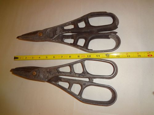 MALCO 12 SNIPS 12&#034; VINYL SIDING COMBO SNIPS Lot of 2