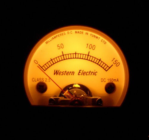 Brand New Warm BACKLIGHT 150mA Panel Meter For EL34 KT66 KT88 KT8C Tubes