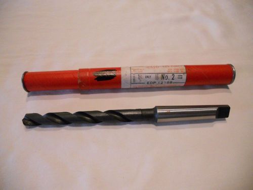 Cleveland Twist Drill 208202 No. 2 17/32 HSS Taper Shank Drill Bit (Bin 01)