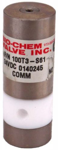 Bio-chem 100t3-s61 3-way 30psi direct lift isolation solenoid valve 1/8&#034;npt for sale