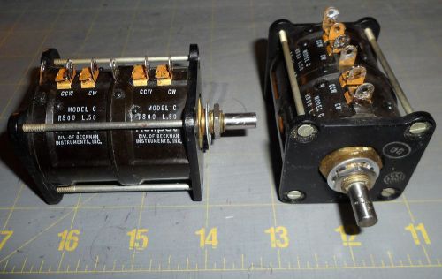 BECKMAN/HELIPOT PRECISION POTENTIOMETER   DUAL 800 OHM 3-TURN REFURBISHED