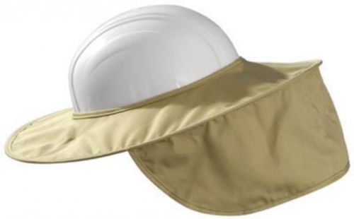 Hard Hat Shade, Stow Away Style, Cotton, Khaki, One Size