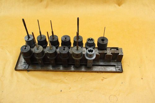 SUNNEN  K-3,  K-6, BL8-A, L-18,K8-A, K12-A HONING MANDREL ADAPTERS  W/ RACK