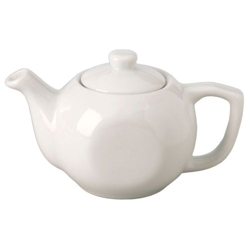 Vertex ARG-TP Argyle Collection 15 Oz. White Tea Pot - 36 / CS
