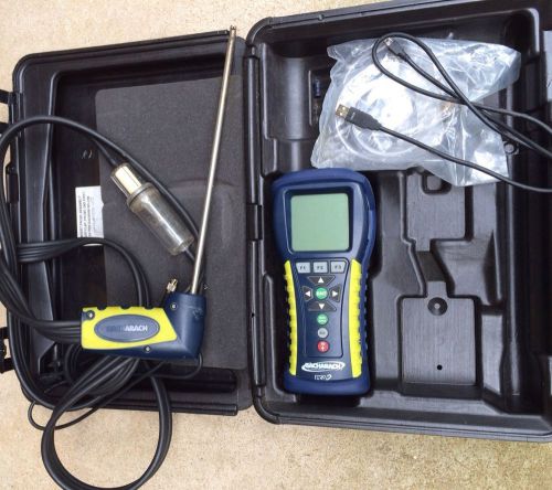 Bacharach pca 2 portable combustion analyzer gas tester kit w/case for sale