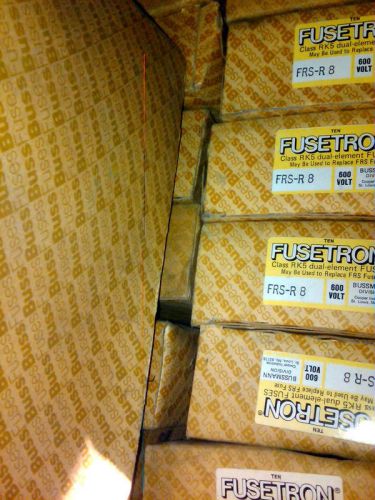 FUSETRON FRS-R-8 FRS 8 600 Volt Lot of 10 BUSS