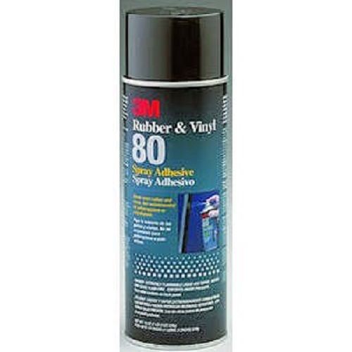 3M 80 Rubber And Vinyl Spray Adhesive Yellow, Net Wt 19 oz