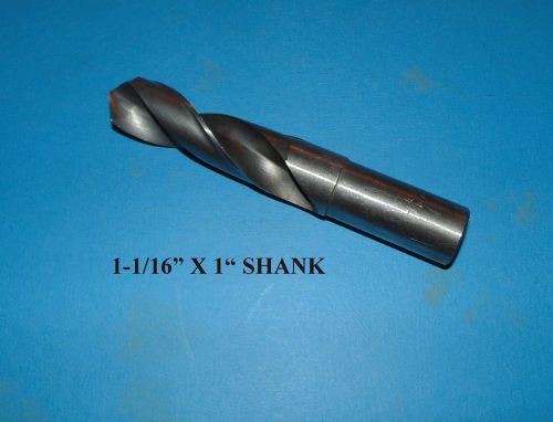 TWIST DRILL 1-1/16&#034; X 1&#034; SHANK X  6.5&#034; LONG DRILL BIT HIGH SPEED