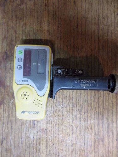 Topcon LS-80B Laser Receiver and Topcon Holder 6