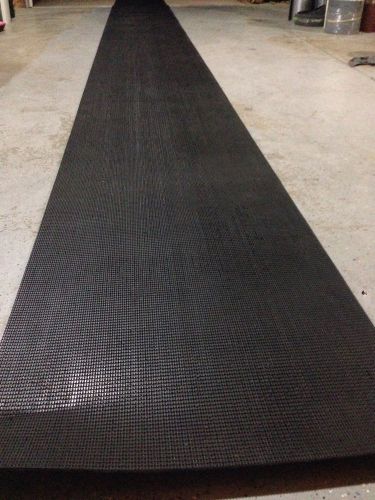 24&#034;x 26&#039; black pvc rubber impression top conveyor belt 1ply for sale