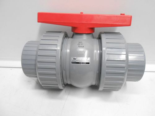 NOS FNW 3&#034; CPVC FPM TRUE UNION SXS BALL VALVE FNW350NE