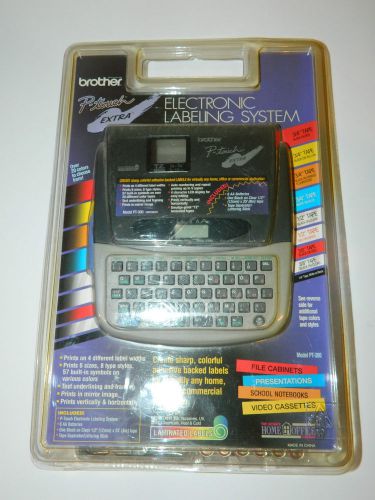 Brother P-Touch PT-300 Label Maker, Electronic Labeling System w/ 1 tape  NEW