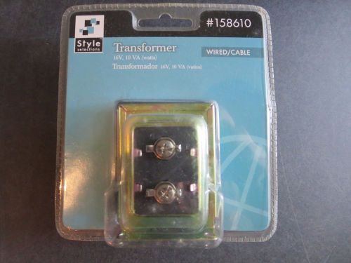 NEW! Carlon Dimang Wired Transformer 16v 10w for chimes doorbell 158610 DH905