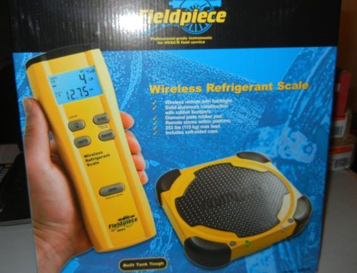 Fieldpiece SRS2C Wireless Refrigerant Scale with Case Heavy-Duty construction