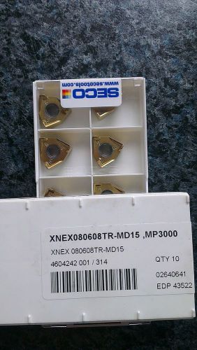 SECO XNEX 080608TR-MD15 MP3000  - 10 Inserts