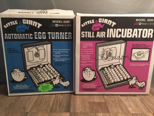 Little Giant Still Air Incubator model 9200 &amp; 6200 Automatic Egg Turner