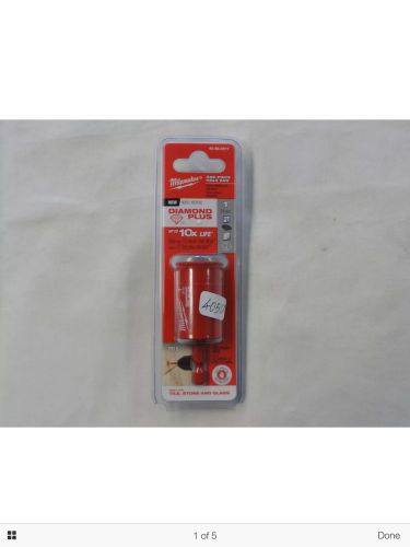 Milwaukee 49-56-0517 1&#034; diamond plus one piece hole saw tile bit new for sale