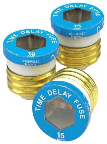 Leviton 7942-15 15 Amp Time Delay Plug Fuse