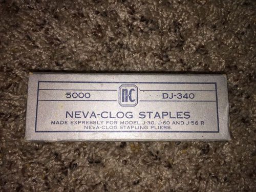 Neva Clog DJ 340 Staples 40,000 8 Full Boxs