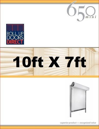 10 x 7 roll up door 650. 10&#039;0&#034; w x 7&#039;0&#034; h. overhead rolling steel. for sale